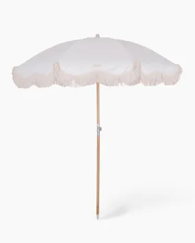 Classy Beach Umbrella - Vintage White