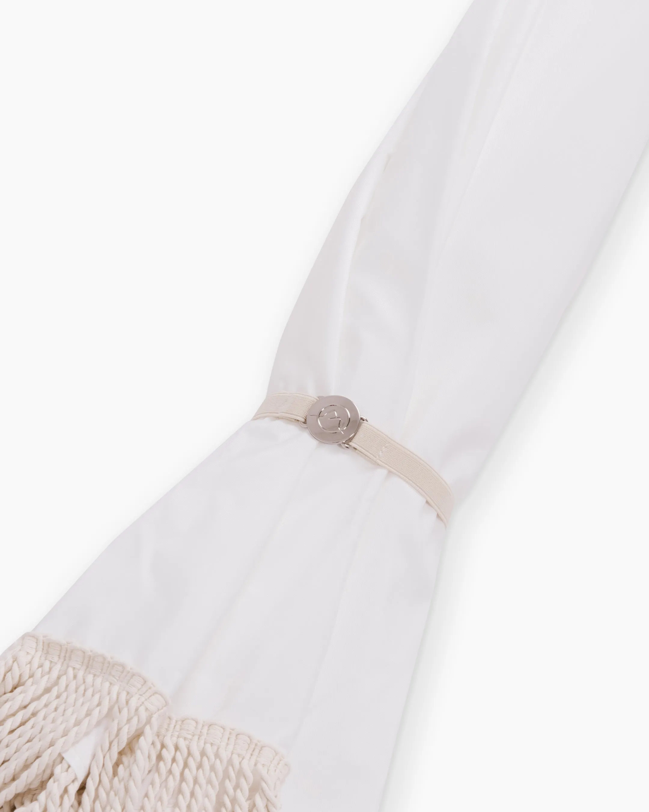Classy Beach Umbrella - Vintage White