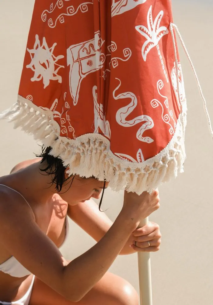 Coastal Cowgirl Beach Umbrella