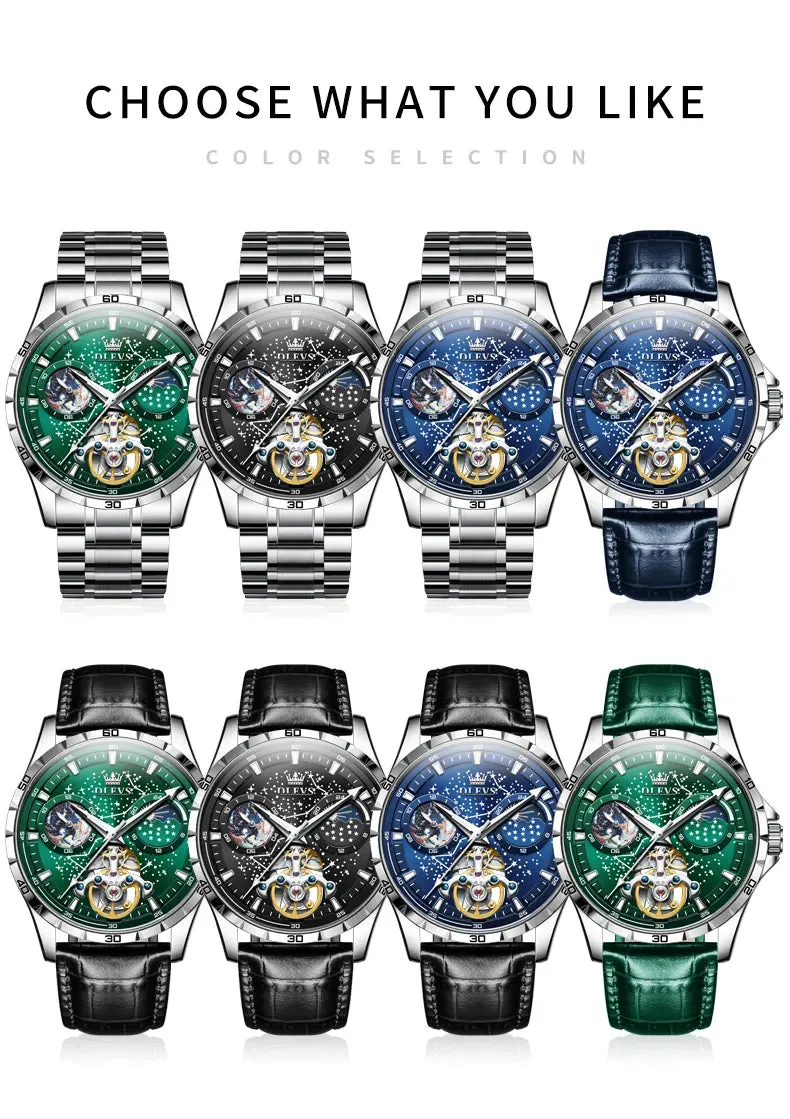 Constellios Moon Phase Mechanical Wristwatch
