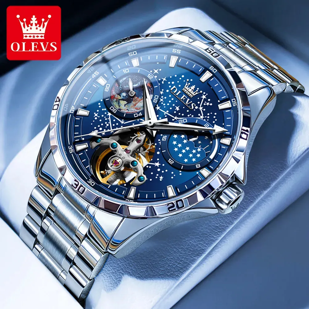 Constellios Moon Phase Mechanical Wristwatch