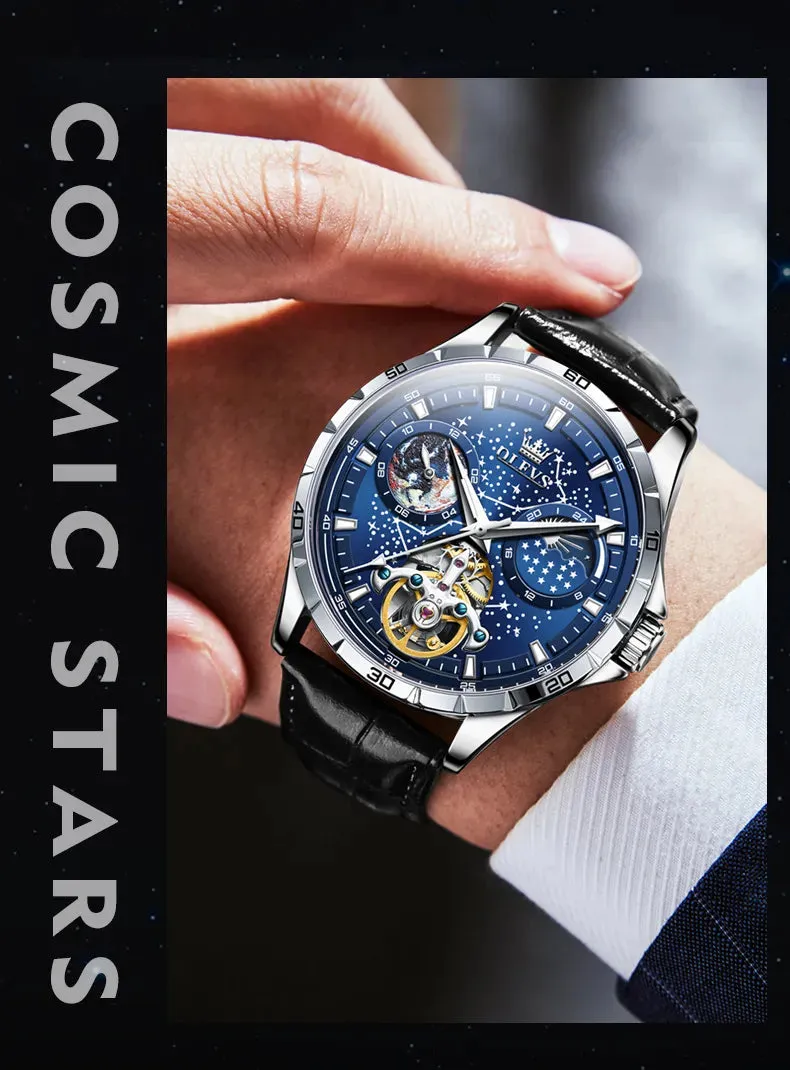 Constellios Moon Phase Mechanical Wristwatch