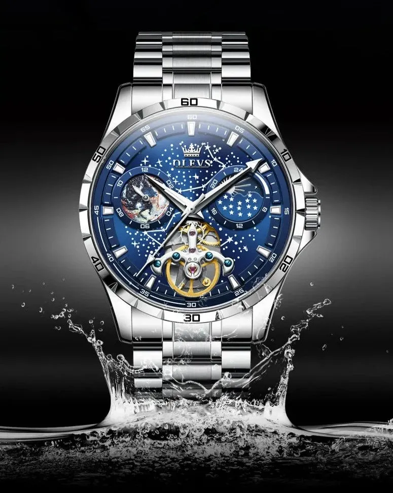 Constellios Moon Phase Mechanical Wristwatch
