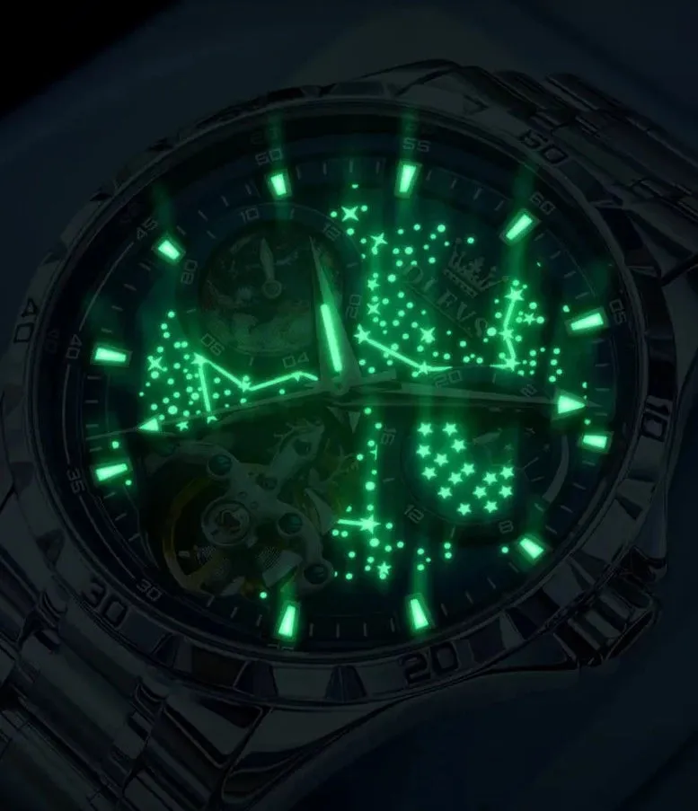 Constellios Moon Phase Mechanical Wristwatch
