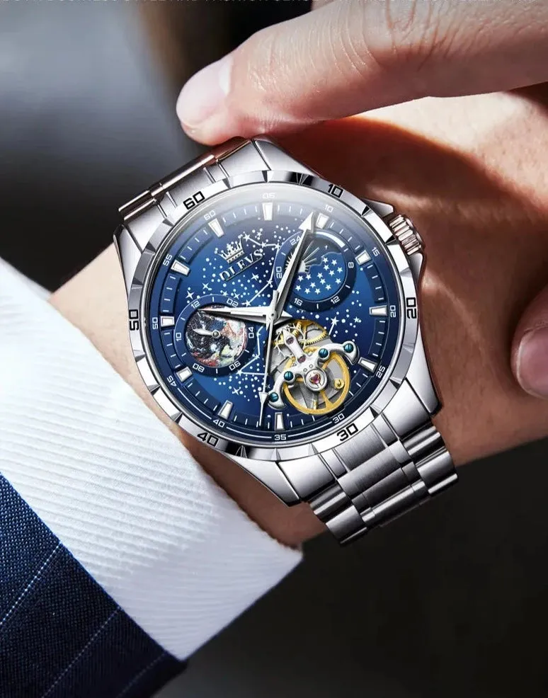 Constellios Moon Phase Mechanical Wristwatch