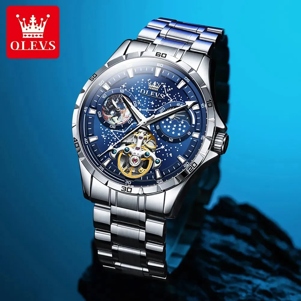 Constellios Moon Phase Mechanical Wristwatch