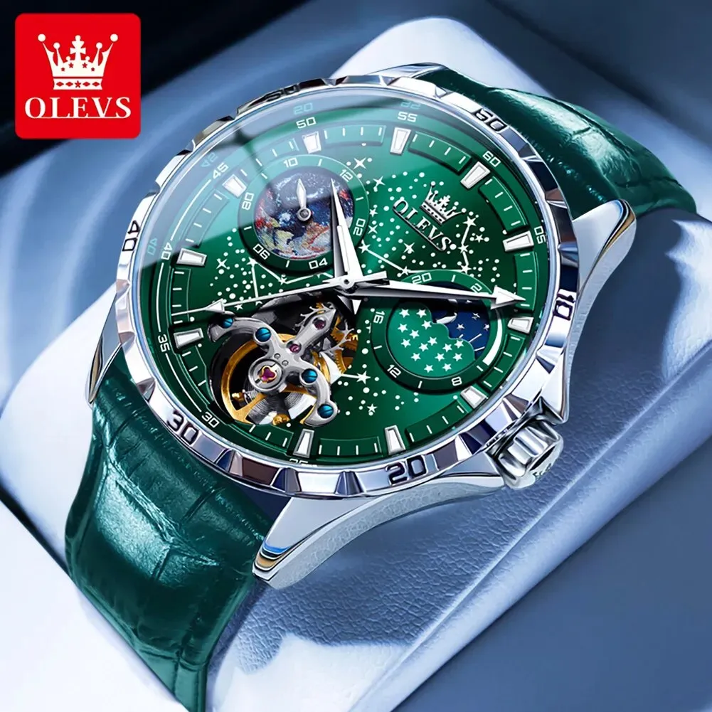 Constellios Moon Phase Mechanical Wristwatch