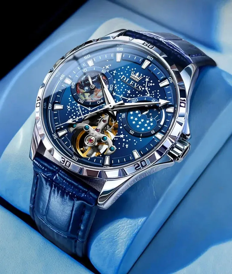Constellios Moon Phase Mechanical Wristwatch