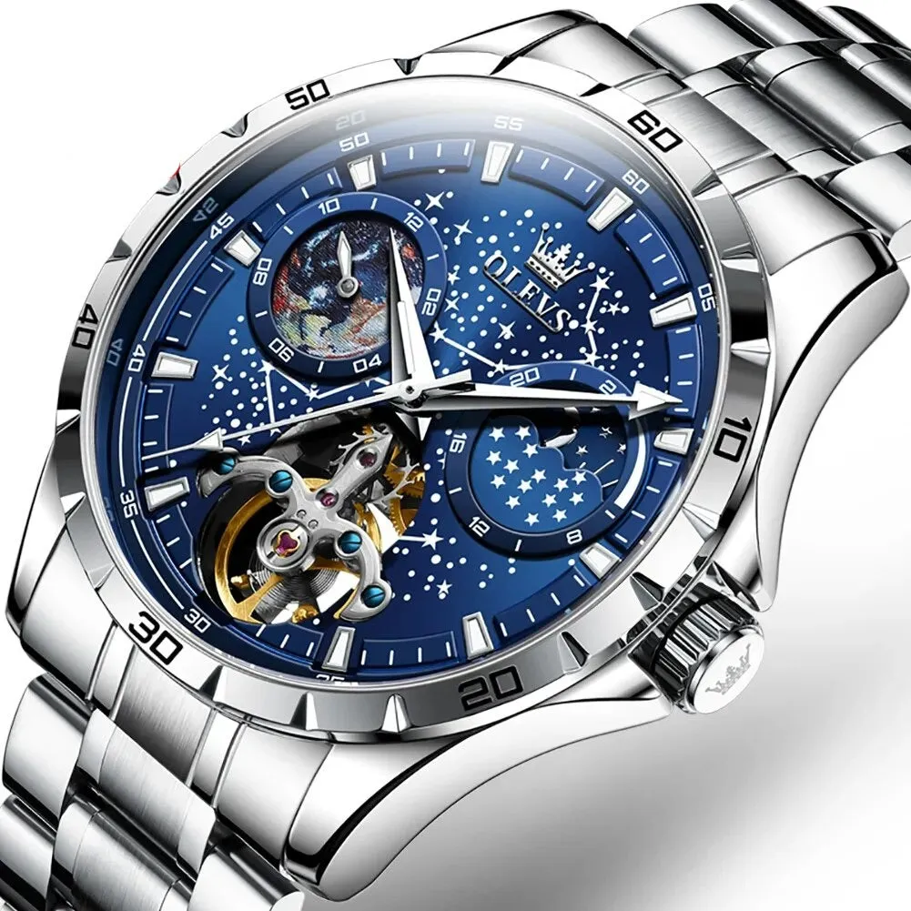 Constellios Moon Phase Mechanical Wristwatch