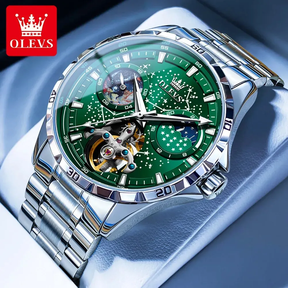 Constellios Moon Phase Mechanical Wristwatch