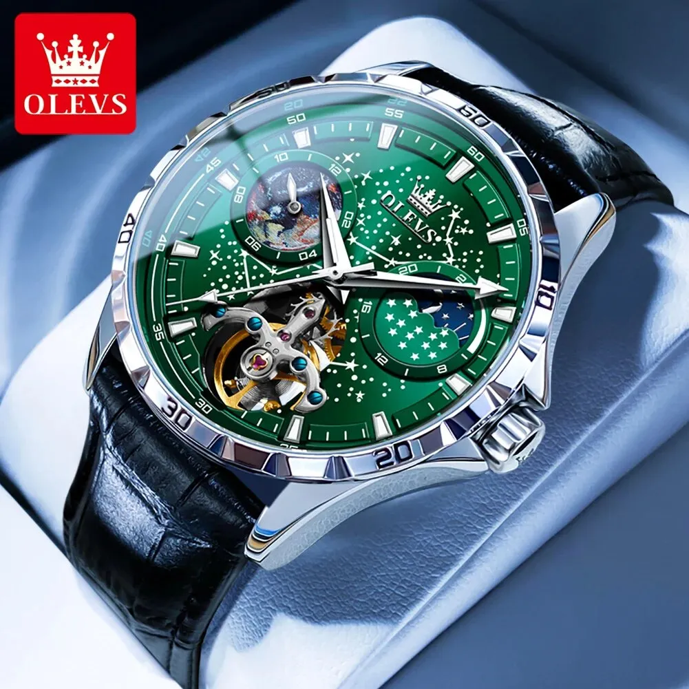 Constellios Moon Phase Mechanical Wristwatch
