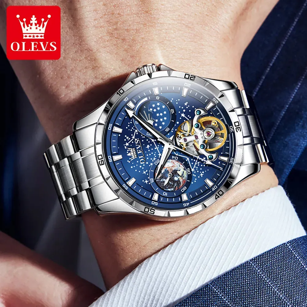 Constellios Moon Phase Mechanical Wristwatch