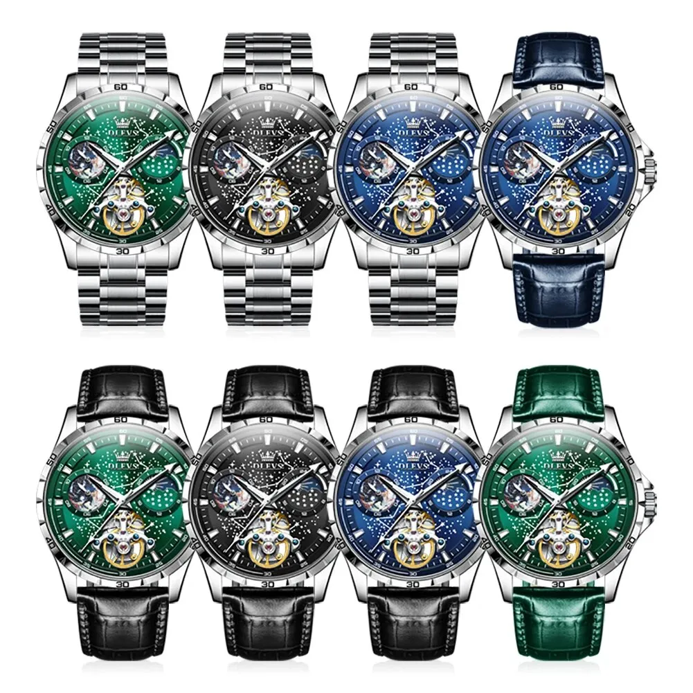 Constellios Moon Phase Mechanical Wristwatch