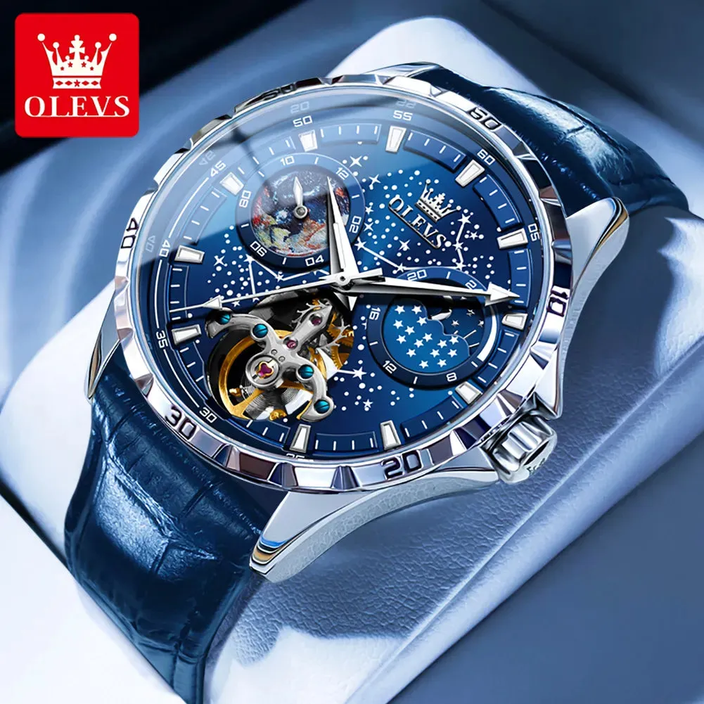 Constellios Moon Phase Mechanical Wristwatch