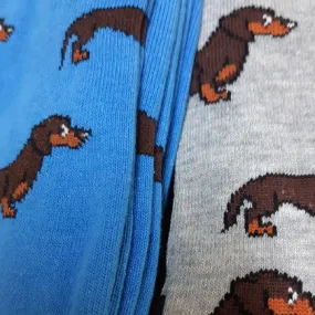 COTTON SOCKS DACSHUNDS