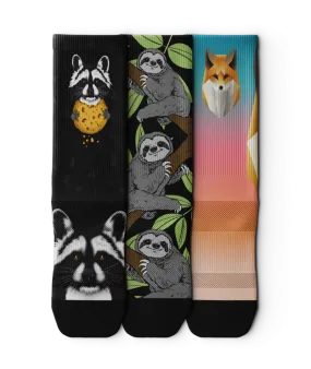 Creatures Crew Socks 3-Pack