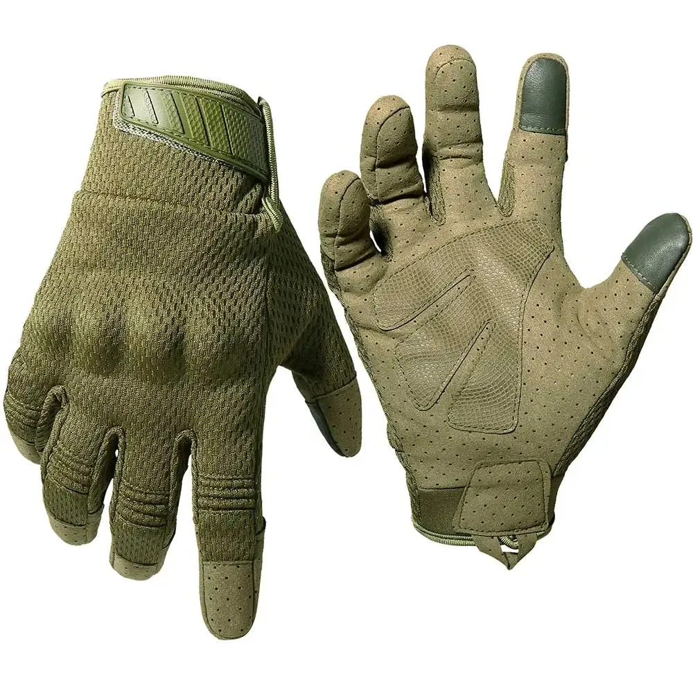 Cycling Equipment Tactical Touch Screen Gloves Riding Bike Full Finger Mittens Ski Moto Bicycle Fishing Antiskid Work Glove Men