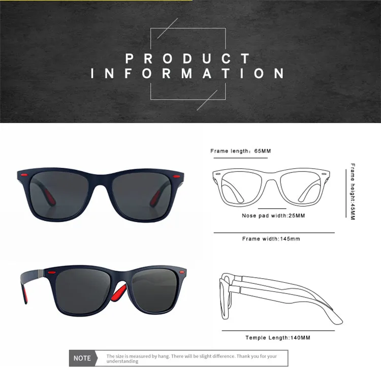 Designer Square Frame Sun Glass