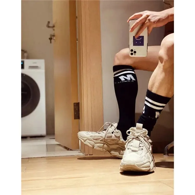D.M Socks Men's Thigh High socks
