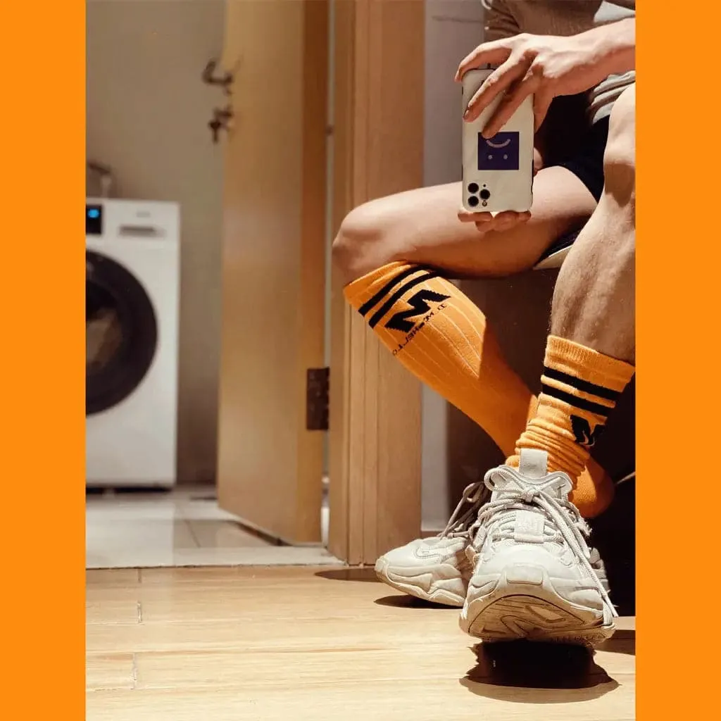 D.M Socks Men's Thigh High socks