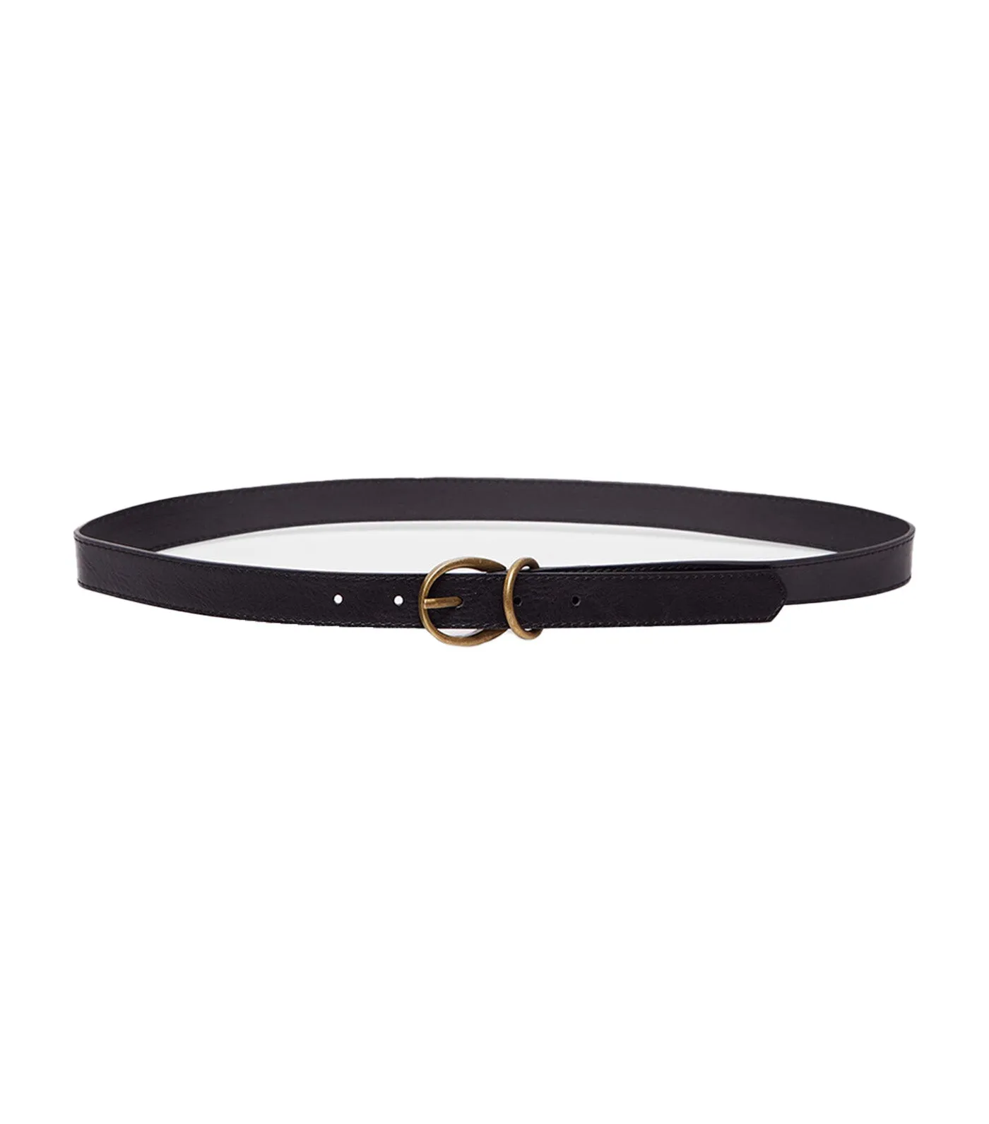 Double Buckle Belt Black