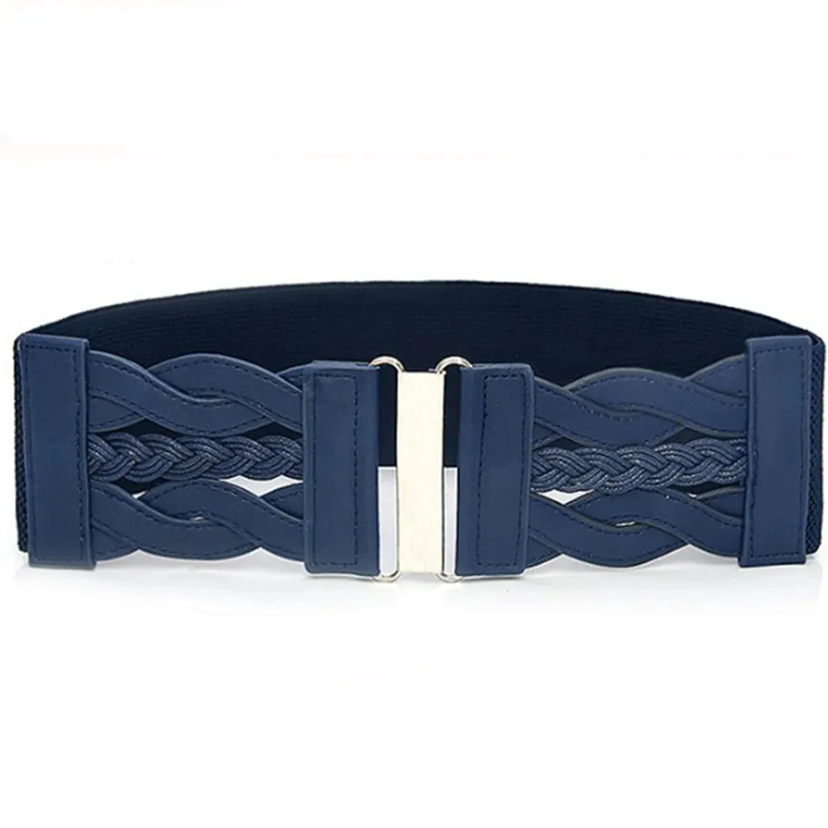 Elastic Woven Suede Belt for Ladies - Punk Style Party Accessory