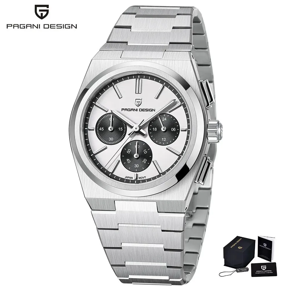 Elevate your wristwear with the PAGANI DESIGN Moon Quartz Watch—an embodiment of luxury, style, and precision.