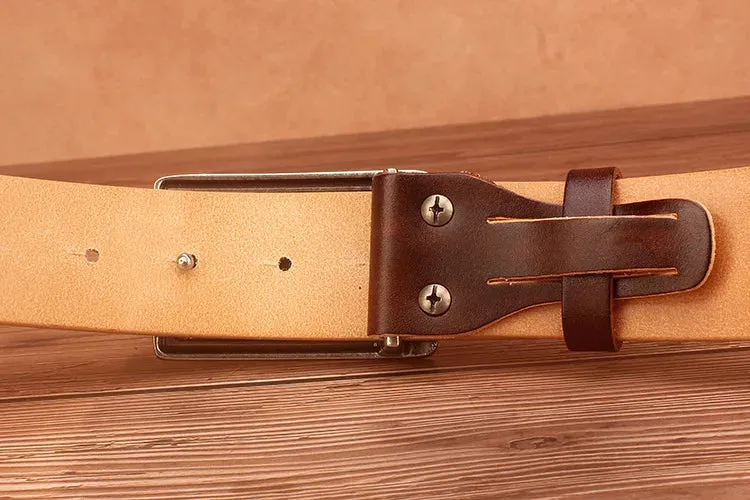 Ethnic Style Embossed Leather Belt
