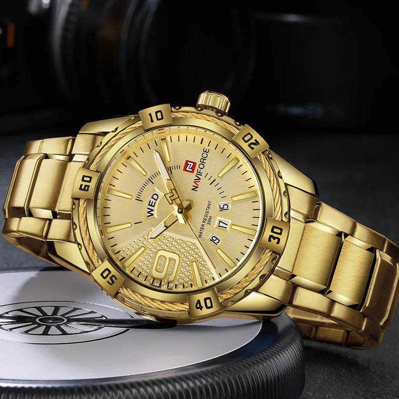 Fashion Luxury Waterproof Stainless Steel Quartz Watch