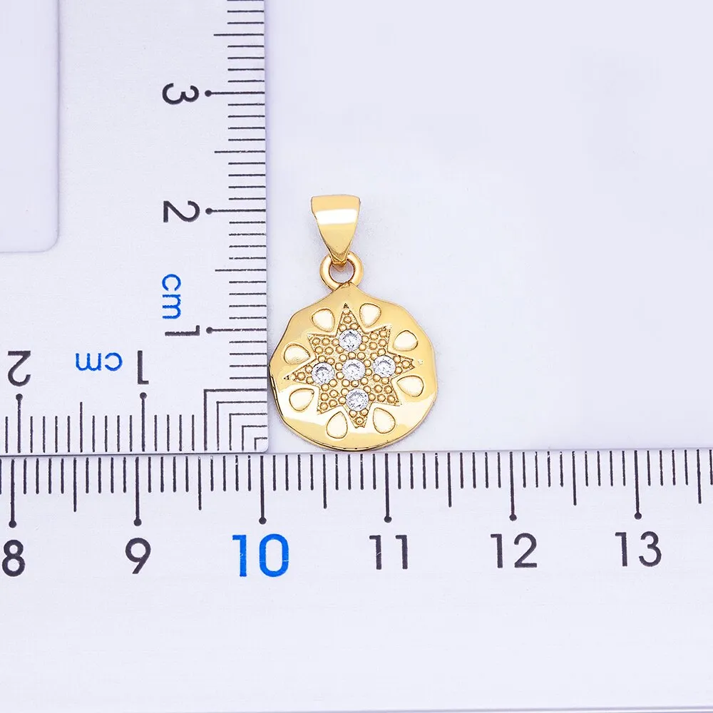 Fashion Zircon Geometric Pendant Necklace For Women Charm Clavicle Chain