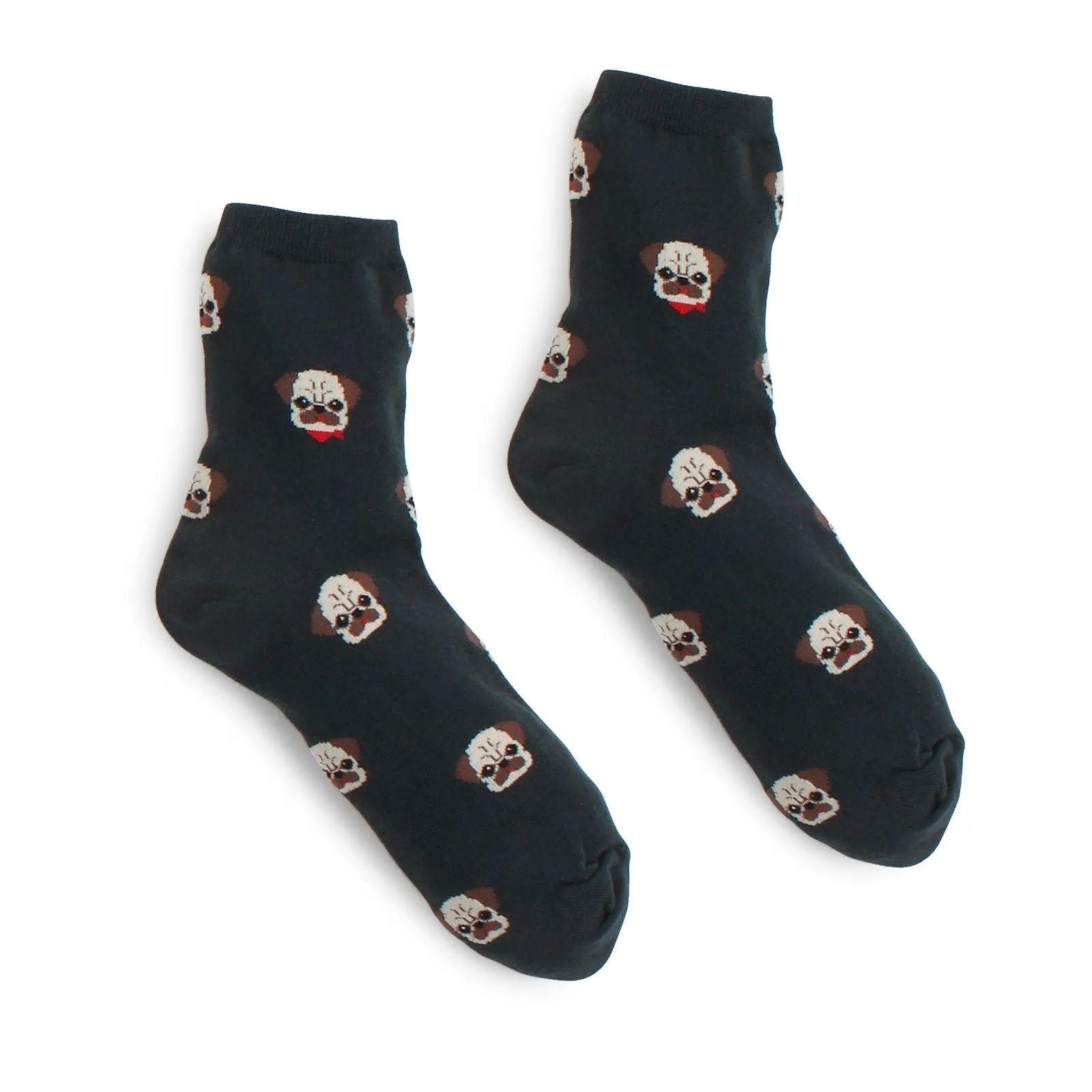 Favorite Casual Puppies Printed Crew Socks (4 pairs) GK14