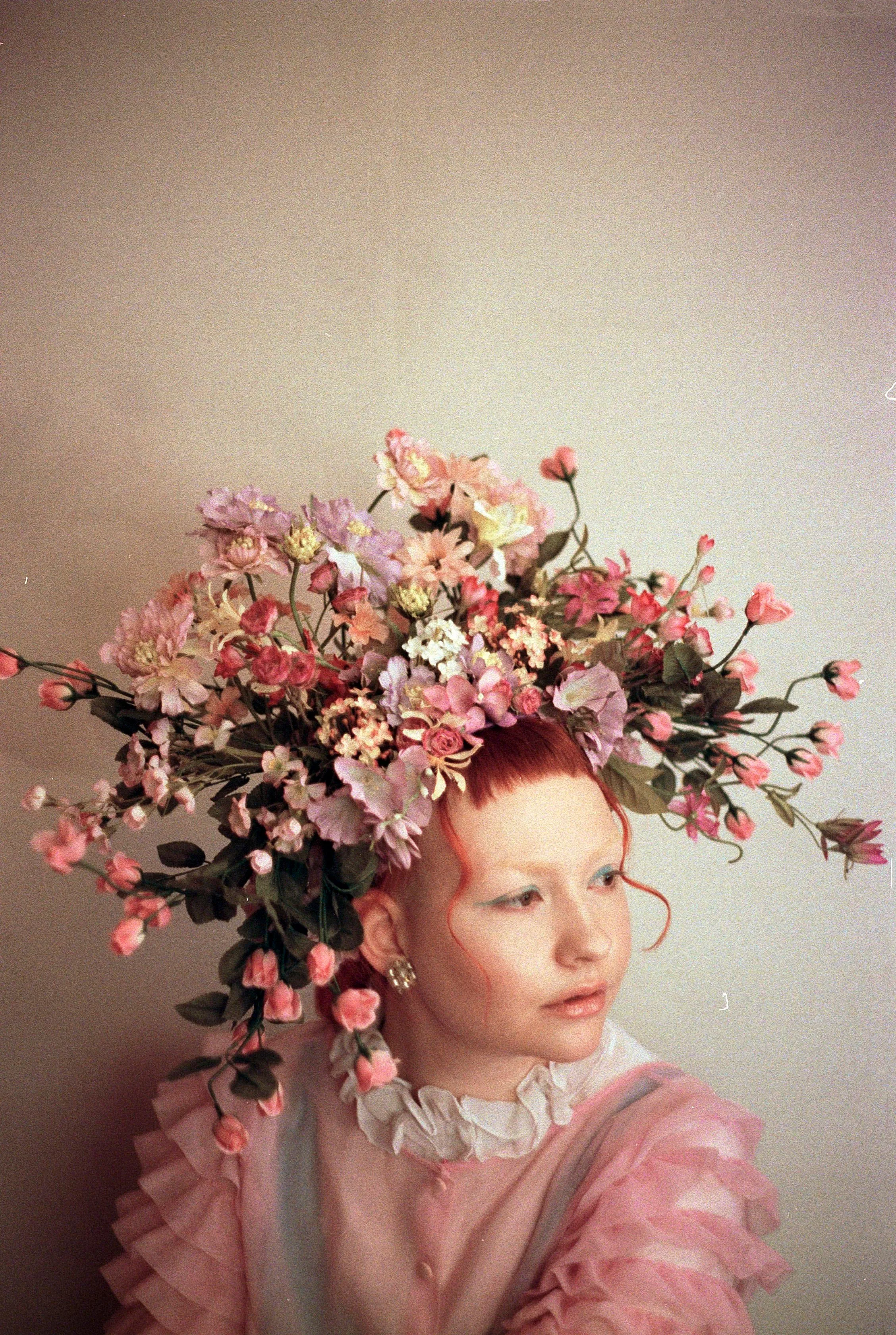 Flower Crown, Headdress, Spring, Forest, May Queen