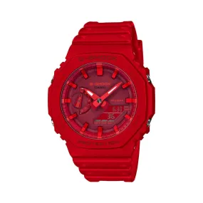 G-Shock Carbon Core Guard Slim Duo - Red - GA2100-4A