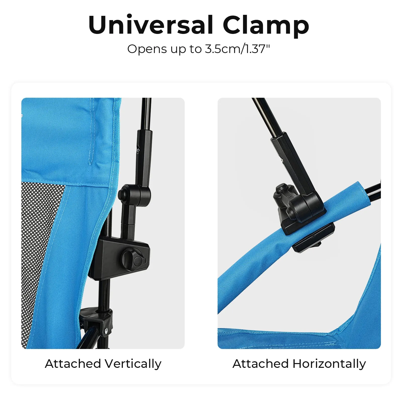 G4Free Beach Chair with UPF 50  Adjustable Beach Umbrella