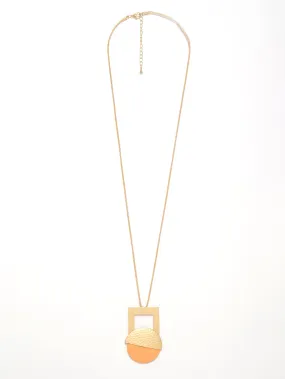 Geometric Pendant Necklace
