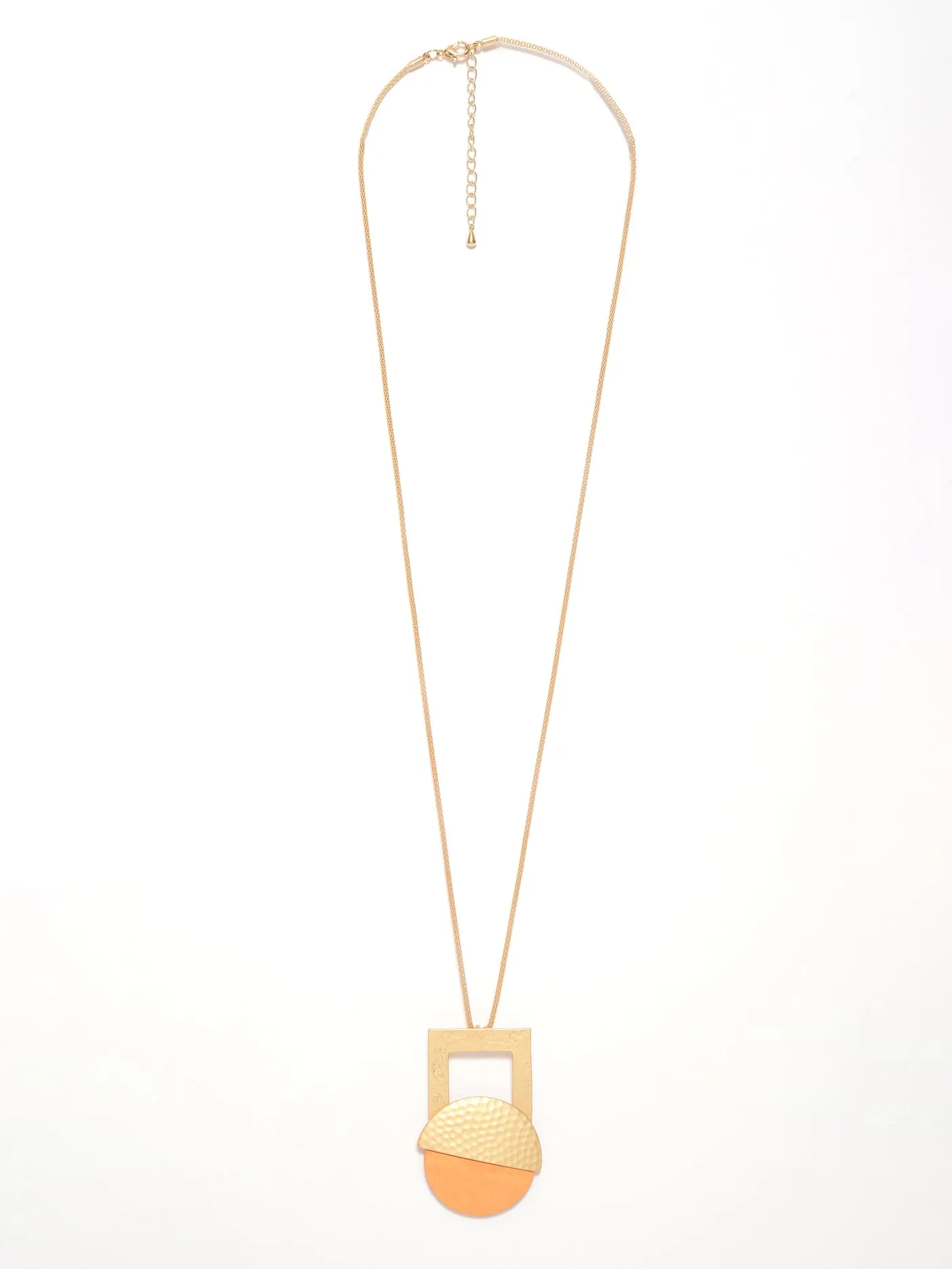 Geometric Pendant Necklace