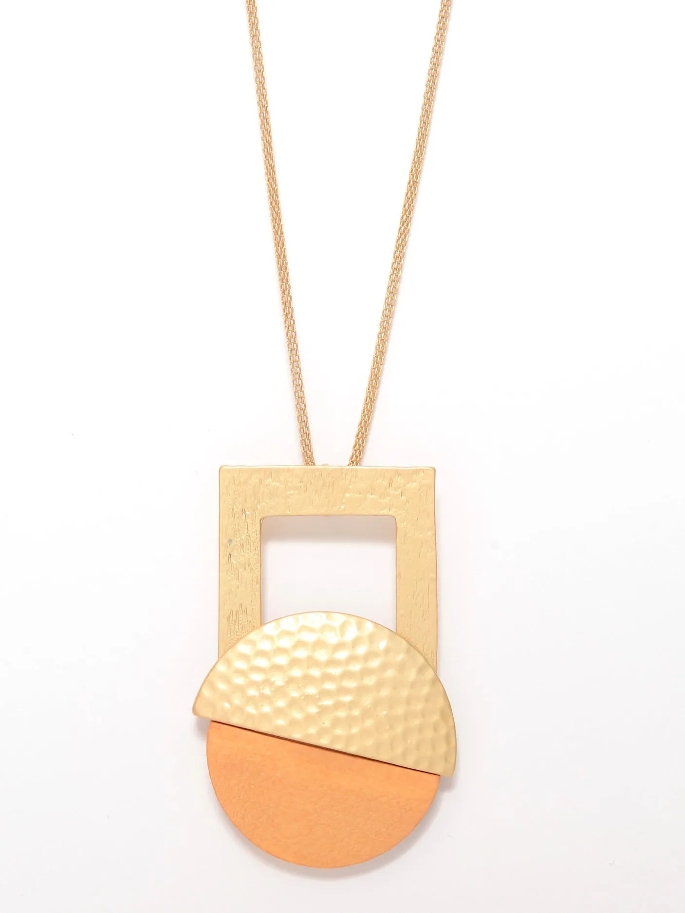 Geometric Pendant Necklace