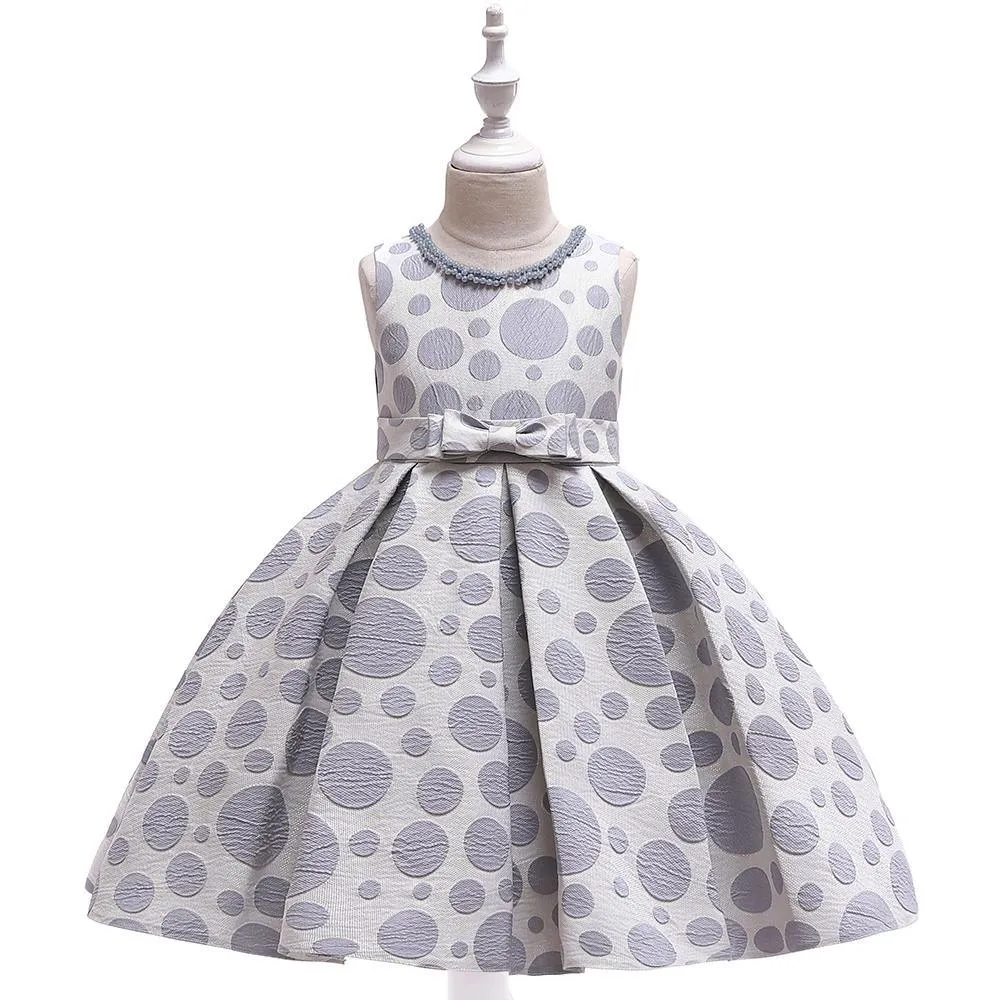 Girl Polka Dot Bow Tutu Princess Dress