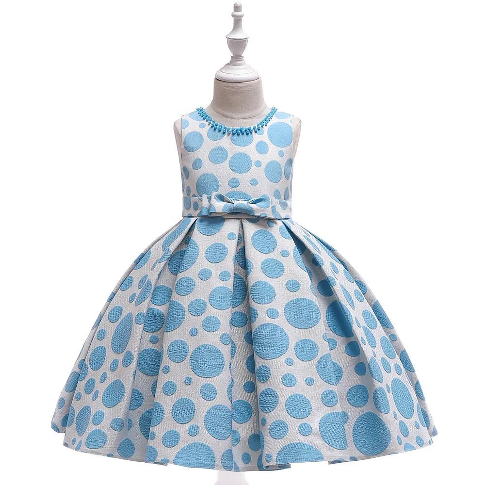 Girl Polka Dot Bow Tutu Princess Dress