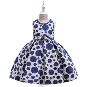 Girl Polka Dot Bow Tutu Princess Dress