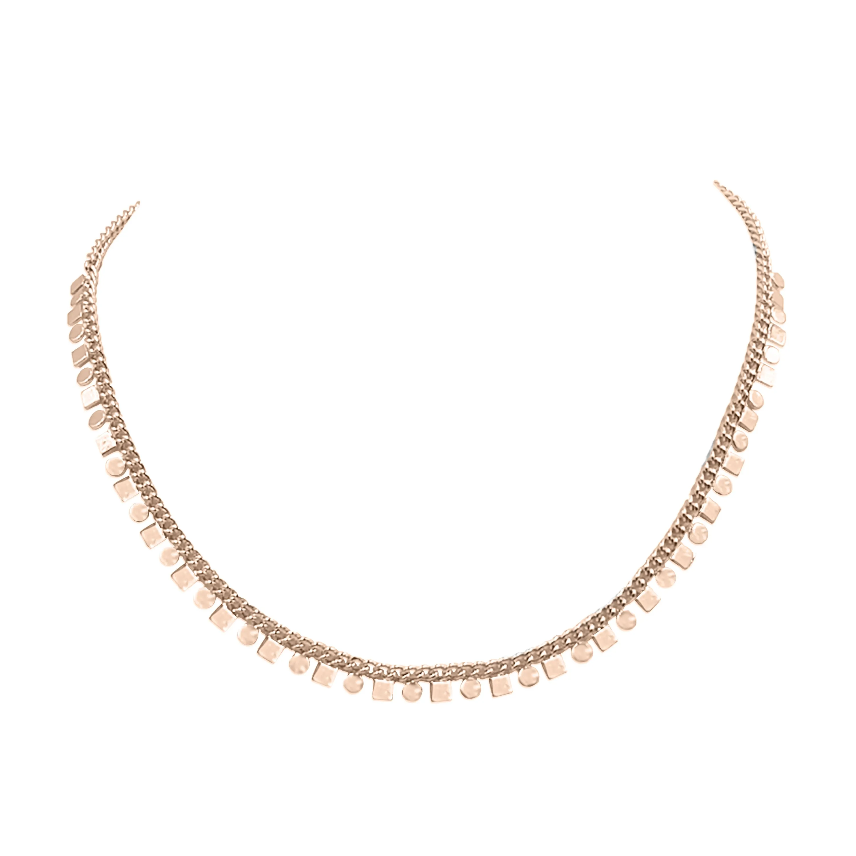 Goddess Collection - Rose Gold Signal Necklace (Wholesale)