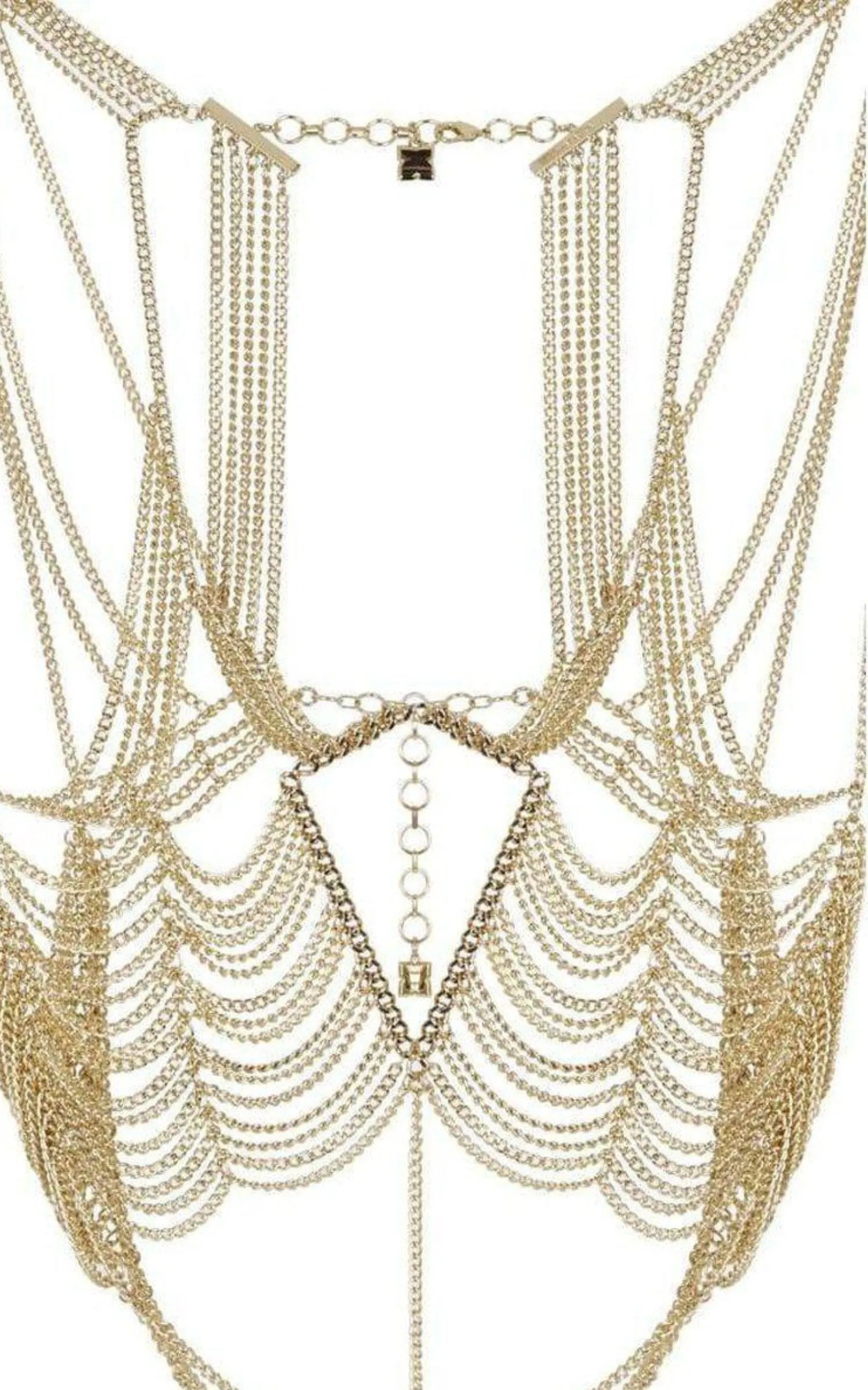 Gold Cutout Body Chain