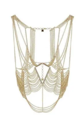 Gold Cutout Body Chain