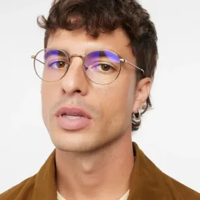 Gold Matte Recoleta Glasses