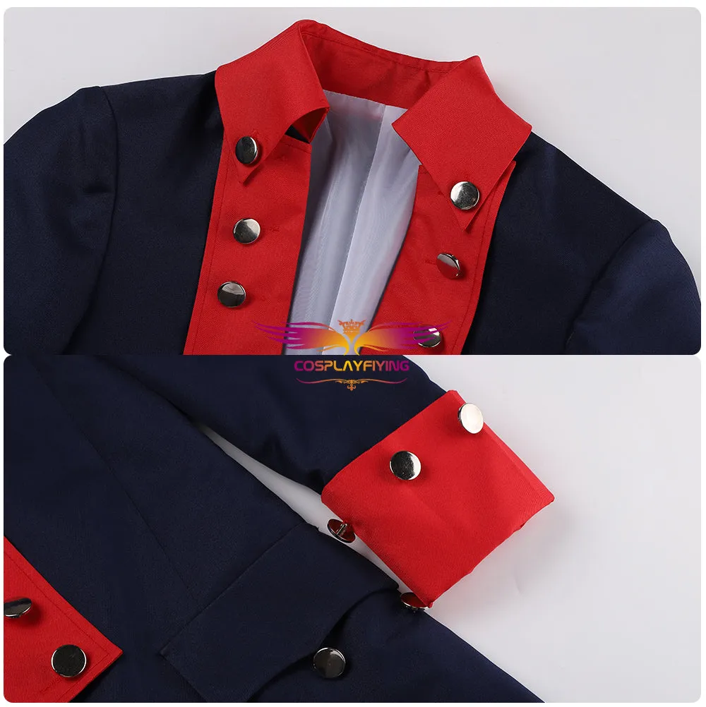 Hamilton Musical Alexander Hamilton Red Stage Uniform Concert Cosplay Costume Carnival Halloween Version B