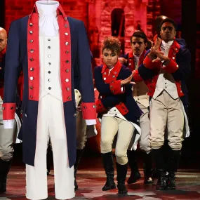 Hamilton Musical Alexander Hamilton Red Stage Uniform Concert Cosplay Costume Carnival Halloween Version B