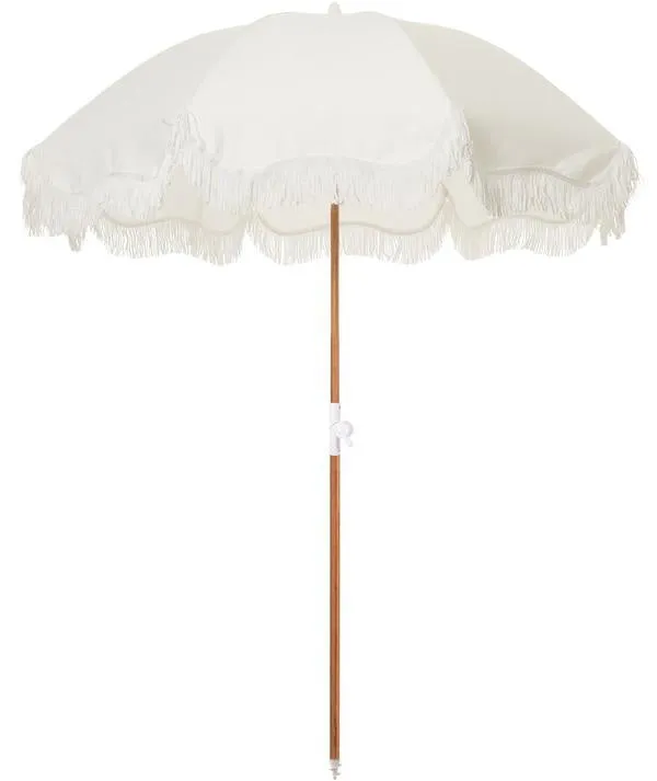 HOLIDAY BEACH UMBRELLA-ANTIQUE WHITE