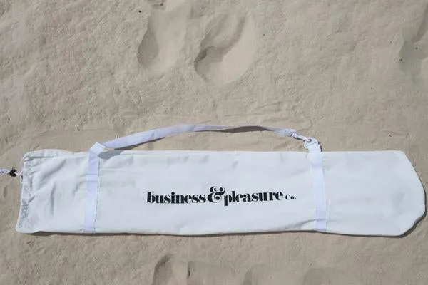 HOLIDAY BEACH UMBRELLA-ANTIQUE WHITE