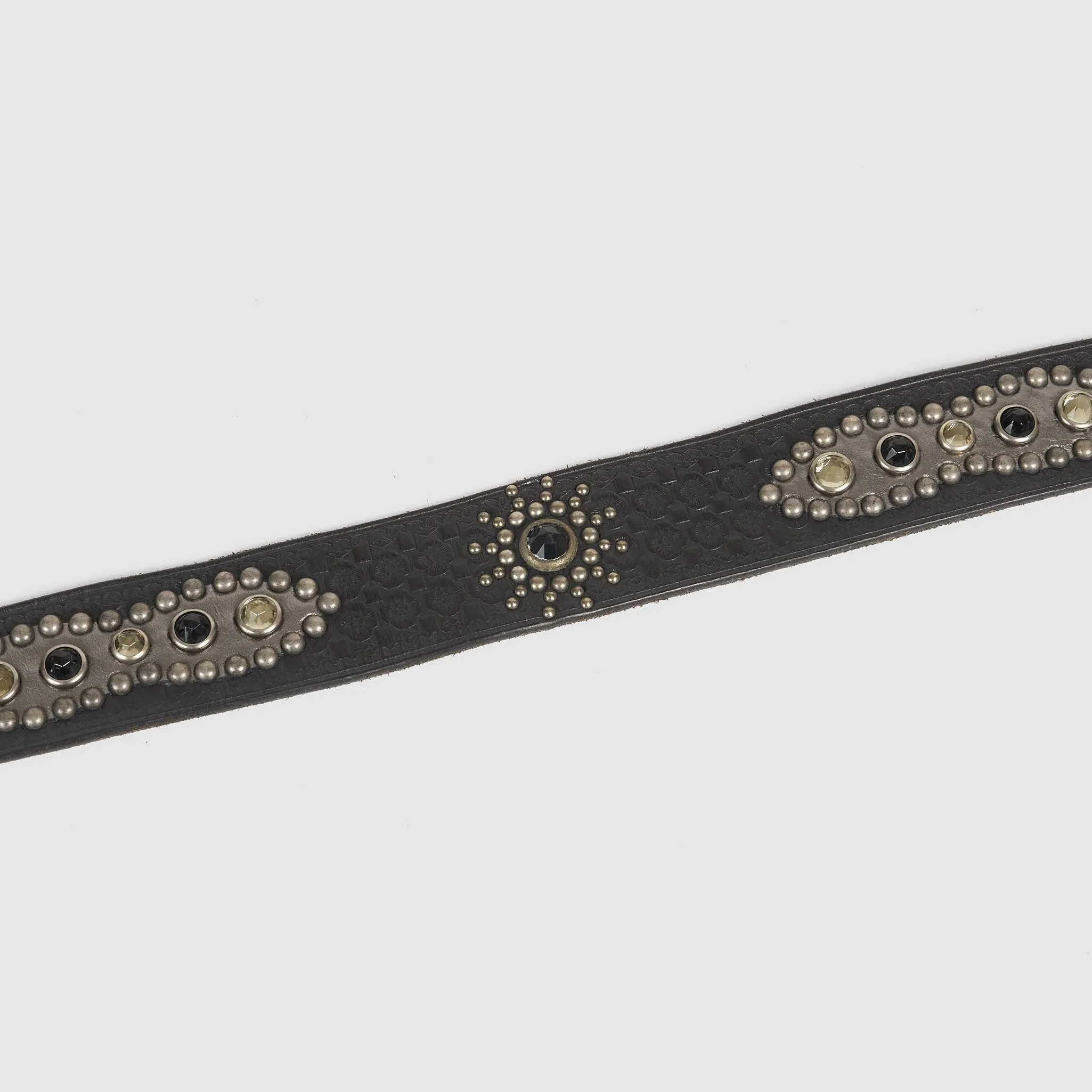 HTC Antique Leather Belt with Studs