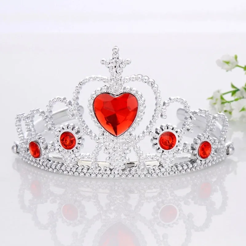 In Stock Children's Headdress Crown Frozen  Plastic Princess Crown Magic Stick Headband Headband Wholesale